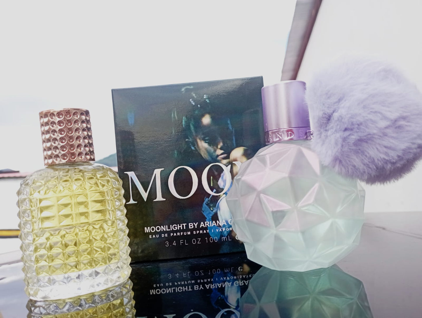 COMBO ARIANA GRANDE MOON 100 ML Y VALENTINO 50 ML